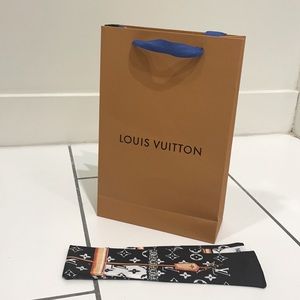 Louis Vuitton silk monogram scarf
